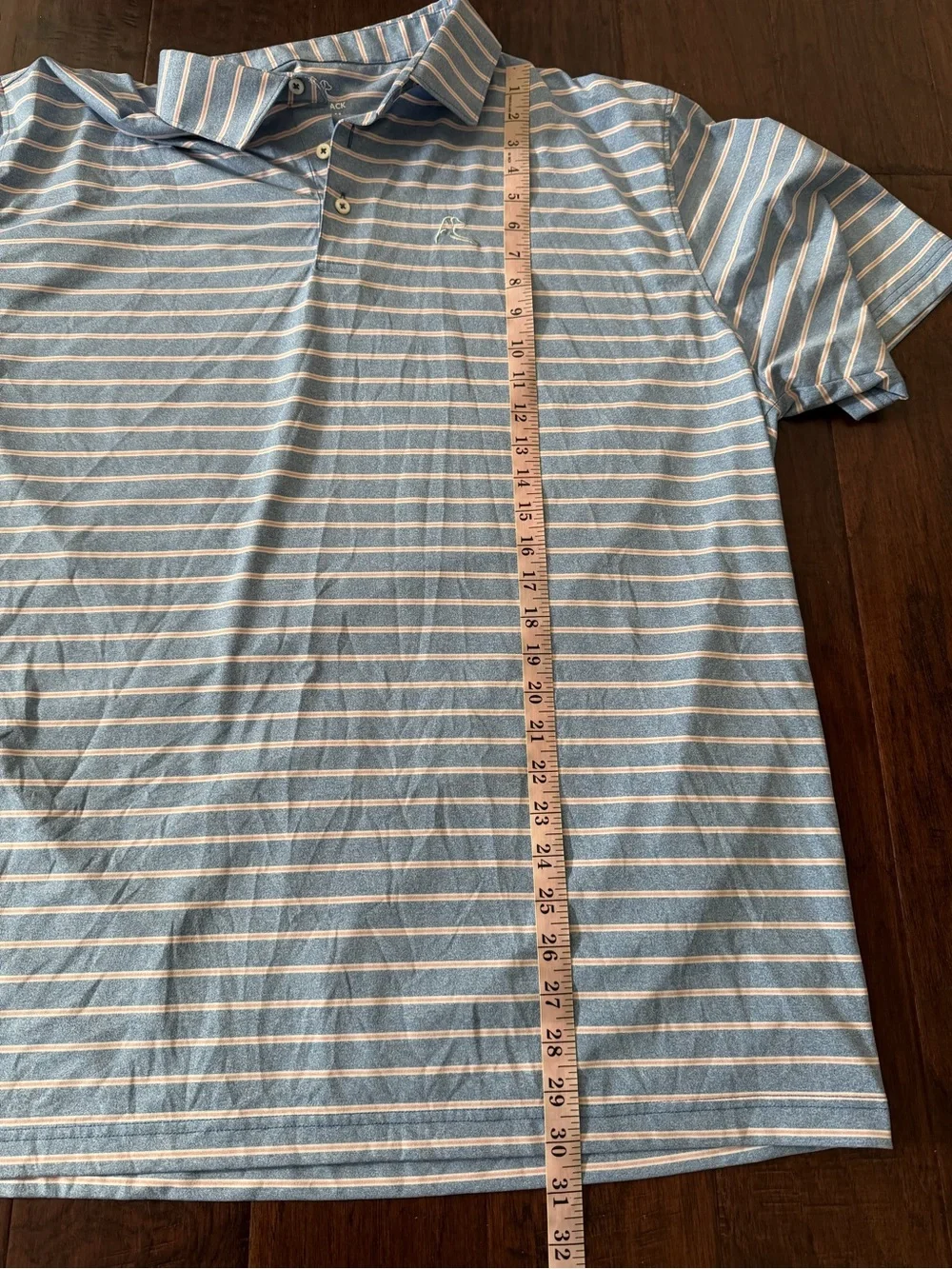 Rhoback The Birdie Stripe Polo Shirt Men's 3X - Picture 6 of 7